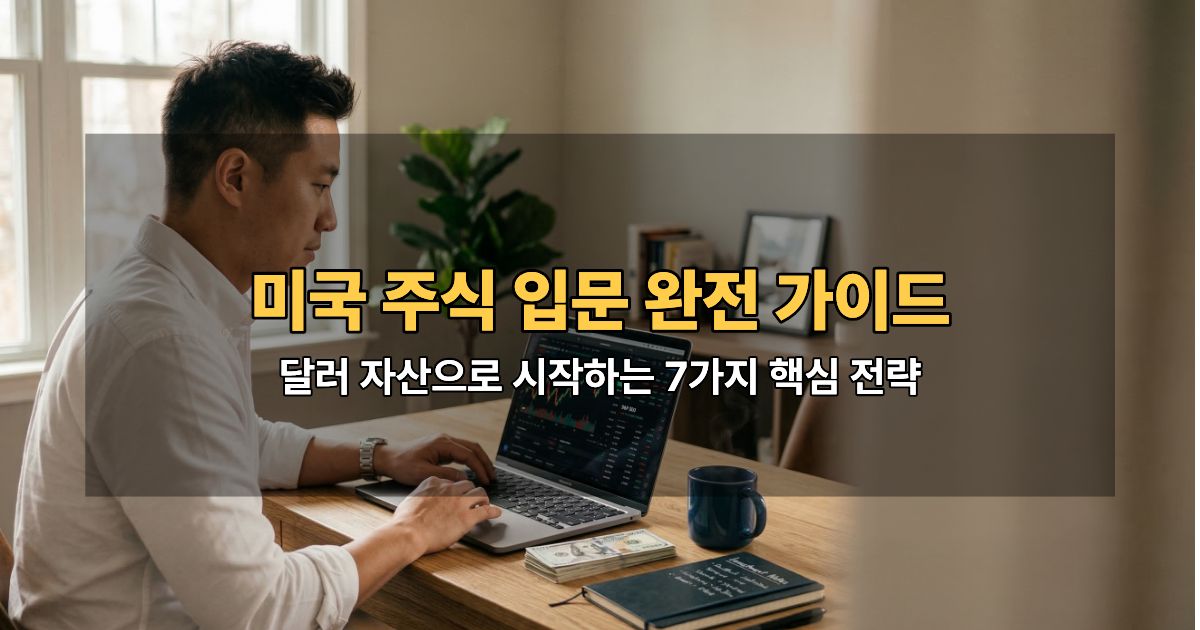 미국 주식 입문 — 달러 자산 투자를 시작하는 30대 직장인의 투자 환경